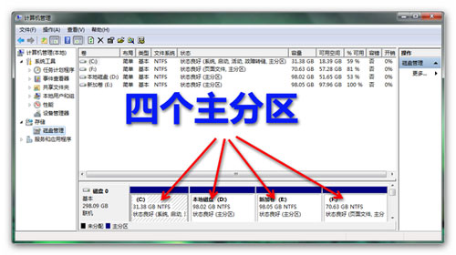 Win7分区不支持动态磁盘的解决方法