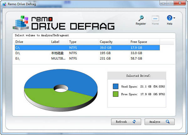 Remo Drive Defrag(磁盘碎片整理工具) V1.0