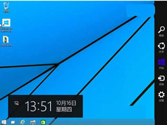Windows10怎么通过鼠标打开Charms边栏？