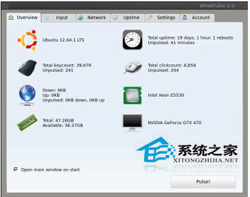  Linux下统计数据软件WhatPulse使用指南