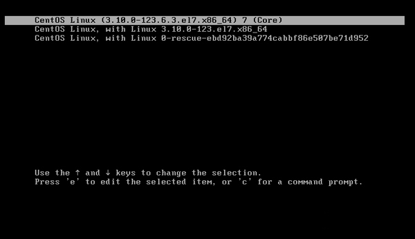  CentOS 7重置root密码的技巧