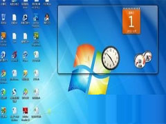 Win7桌面小工具的摆放如何不受侧边栏影响