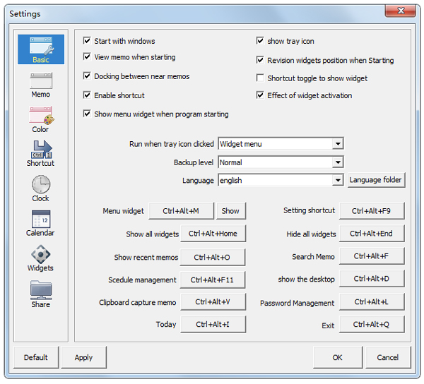 多功能桌面小工具(SMemo) V3.2.0