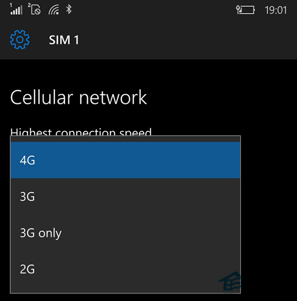 Win10 Mobile最新预览版中“仅3G”网络选项回归