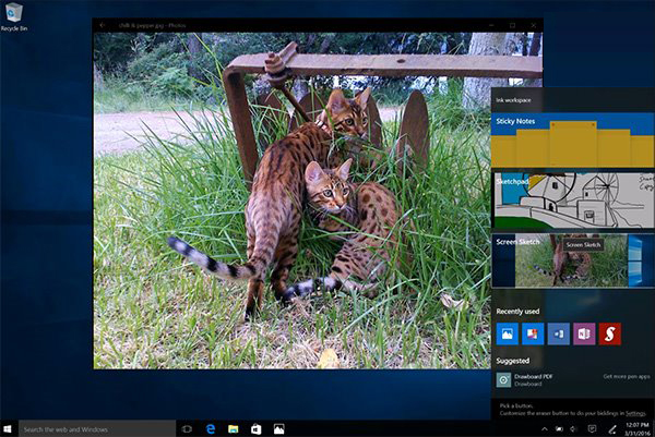 微软发布Win10新功能Windows Ink的使用视频
