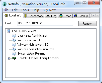 NetInfo(网络信息查看工具) V8.9 Build 1122