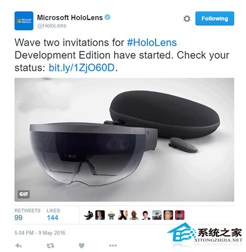 微软HoloLens开发者版第二批开始发货