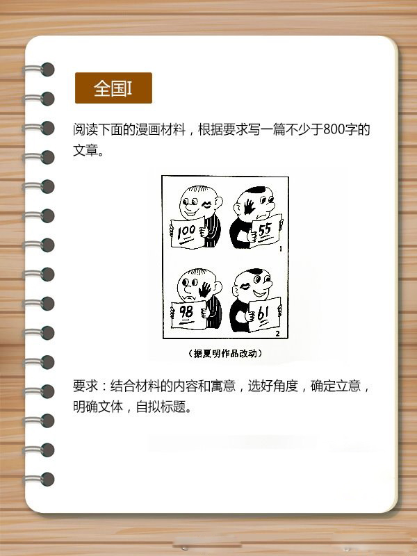 今年高考漫画作文:大咖们点评 各抒高见