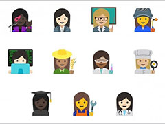 谷歌为emoji设计新表情 展现职业女性风采