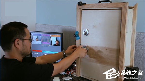 微软推出Win10 IoT物联网智能门：刷脸开门