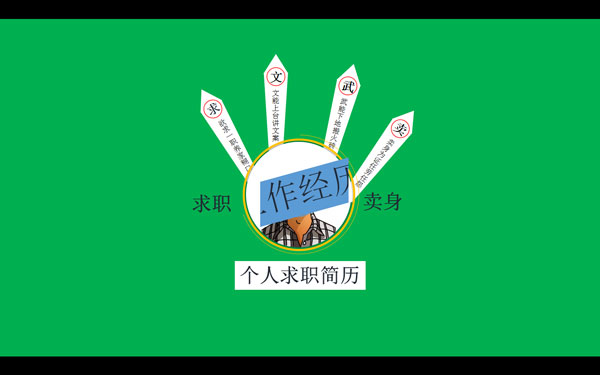 创意个人简历动画主题PPT模板 V1.0 