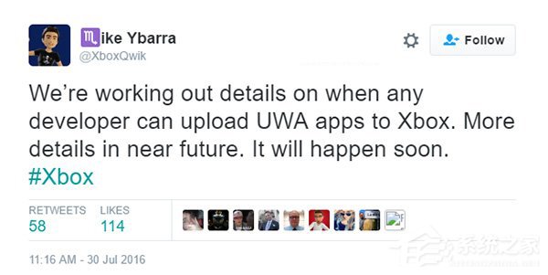 微软:开发者很快就可以将UWP应用上传至Xbox商店