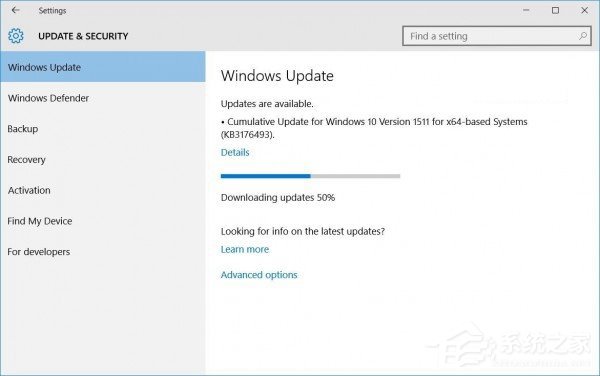 部分用户无法安装Win10累积更新：错误代码未知