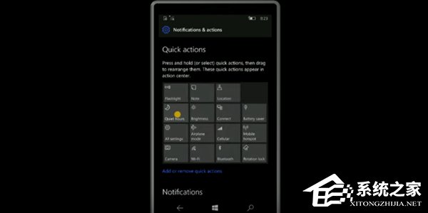 Win10 Mobile一周年更新正式版通知中心大变化