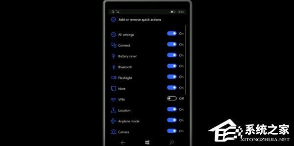 Win10 Mobile一周年更新正式版通知中心大变化
