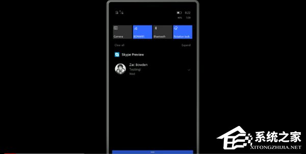 Win10 Mobile一周年更新正式版通知中心大变化