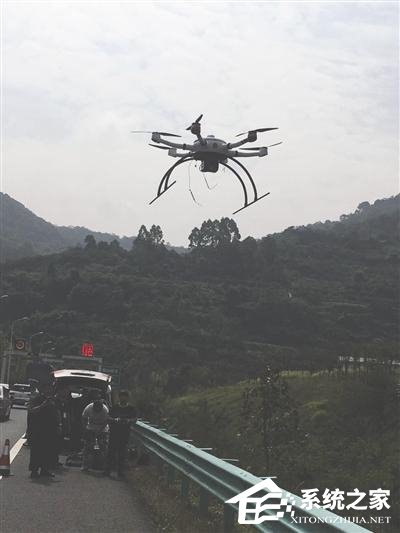 中秋旅行高峰，无人机半天抓拍交通违法40余起