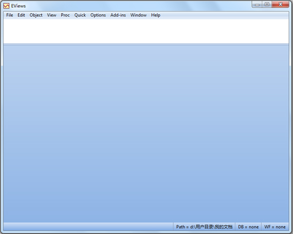 EViews(计量经济学分析软件) V7.2 绿色版