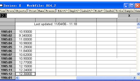 EViews(计量经济学分析软件) V7.2 绿色版