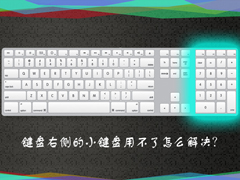 为什么数字键盘用不了？键盘右侧小键盘不能用怎么解决？