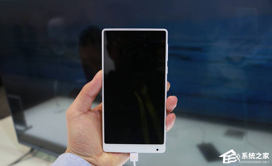 小米MIX白色版CES2017实拍：细致精美