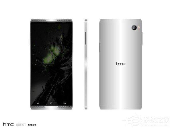 HTC全新概念机：超高屏占比/超级帅气