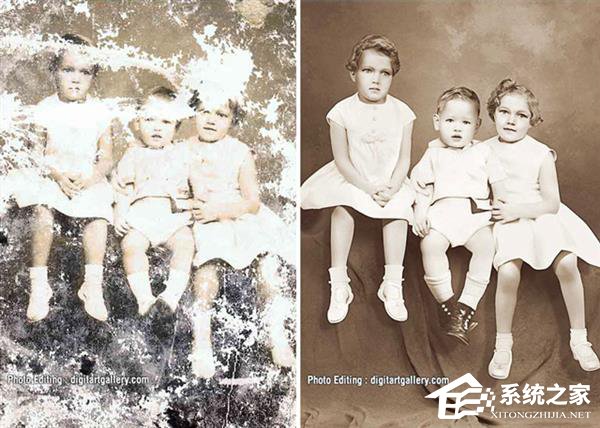 这才是Photoshop真正的用法:难以置信的老照片修复