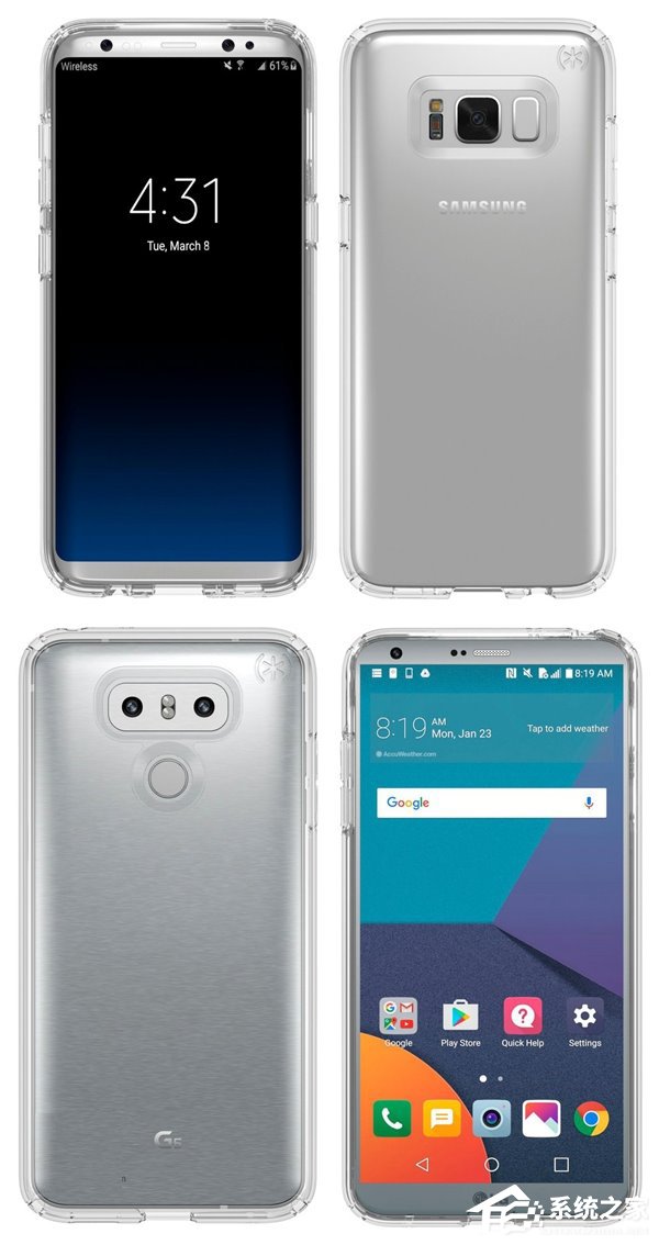 太过瘾！三星S8/LG G6戴套渲染图齐现身
