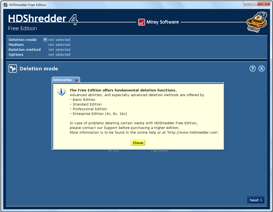 HDShredder(硬盘粉碎机) V4.0.0