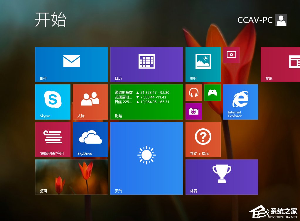 Win8.1开始屏幕背景怎么设置?