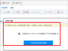 百度云文件怎么使用其它下载工具下载？
