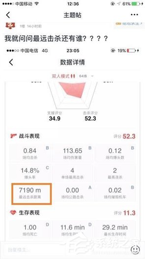 《绝地求生》最远击杀记录是多少？