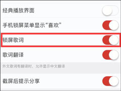 网易云音乐锁屏歌词怎么显示？网易云锁屏显示歌词的方法