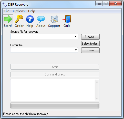DBF Recovery(DBF文件修复软件) V4.19 英文版