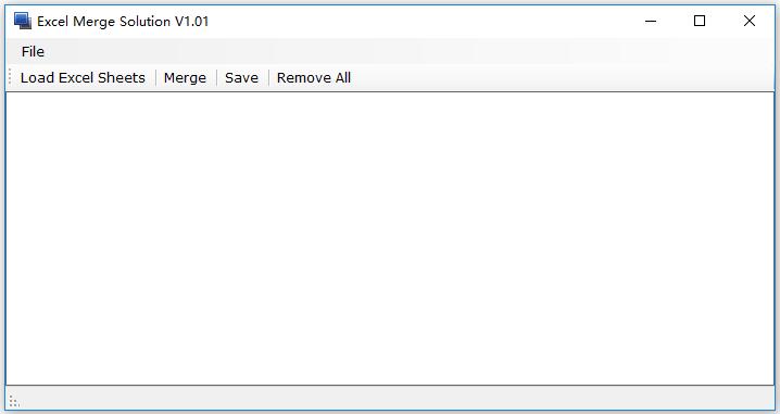 Excel Merge Solution(电子表格合并工具) V1.01 绿色版