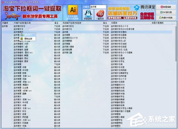 淘宝关键词提取工具 V1.0 绿色版