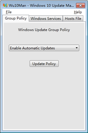 Wu10Man(禁用win10自动更新) V3.0.1 绿色版