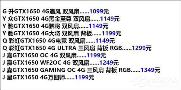 1099元起!NVIDIA GTX 1650在淘宝上架