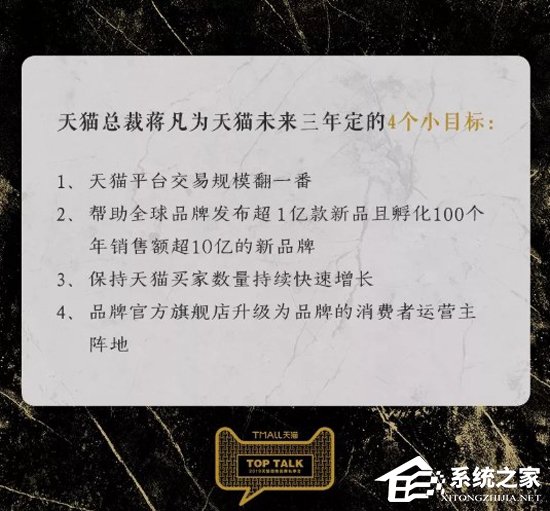 蒋凡为天猫定下4个小目标