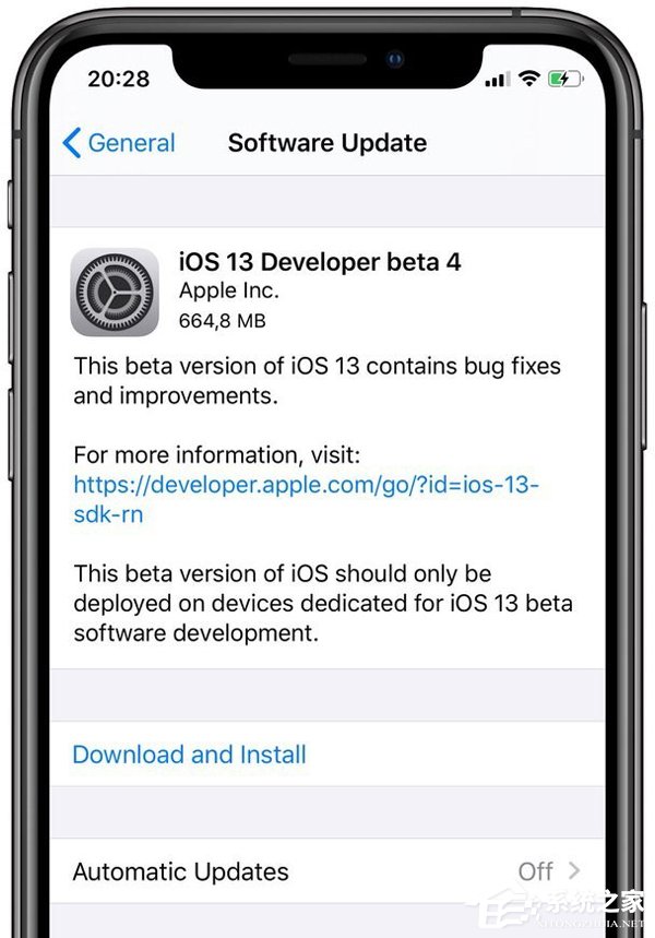 苹果推送iOS 13/iPadOS 13 Beta 4开发者预览版更新