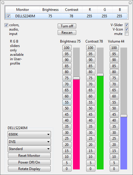 ClickMonitorDDC(显示器亮度调节) V7.0.0.0