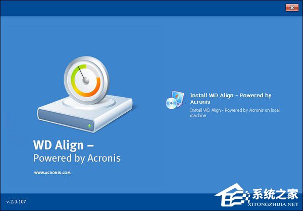 WD Align Utility(硬盘分区对齐工具) V2.0.111 英文版