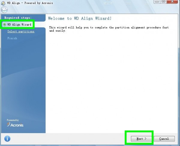 WD Align Utility(硬盘分区对齐工具) V2.0.111 英文版