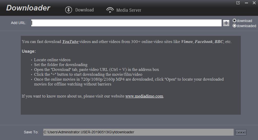 Dimo Video Downloader