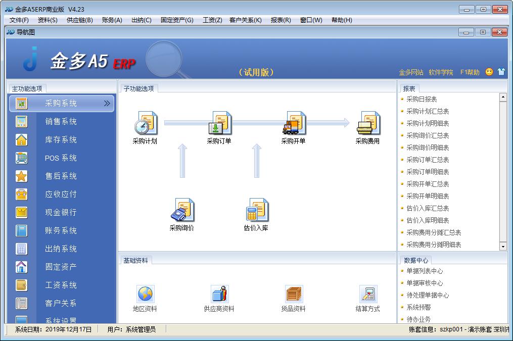 金多A5ERP