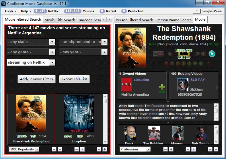Coollector Movie Database