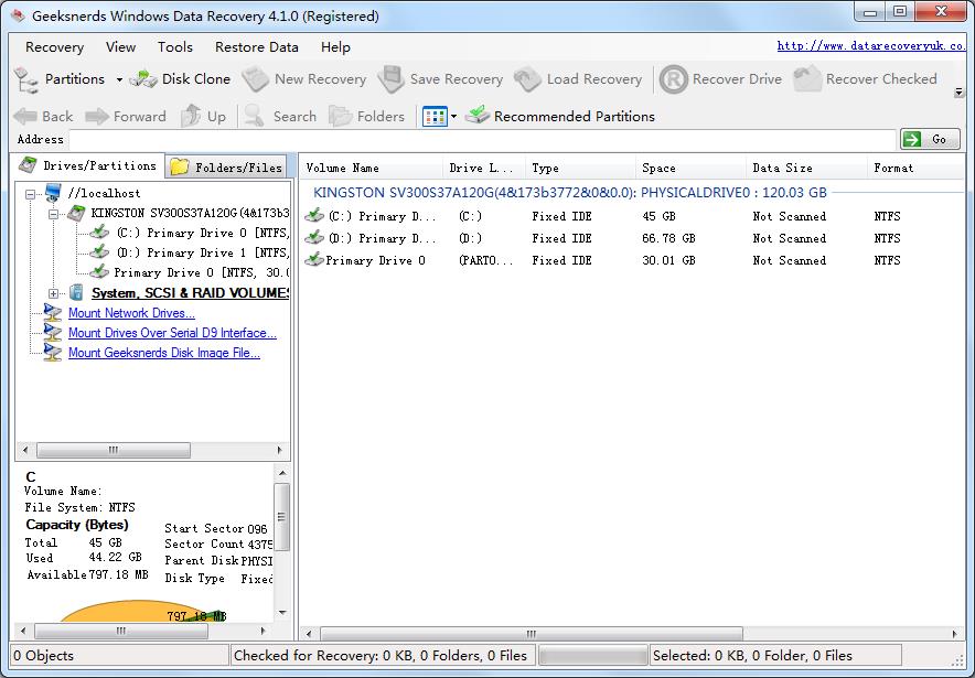 GeekSnerds Windows Data Recovery