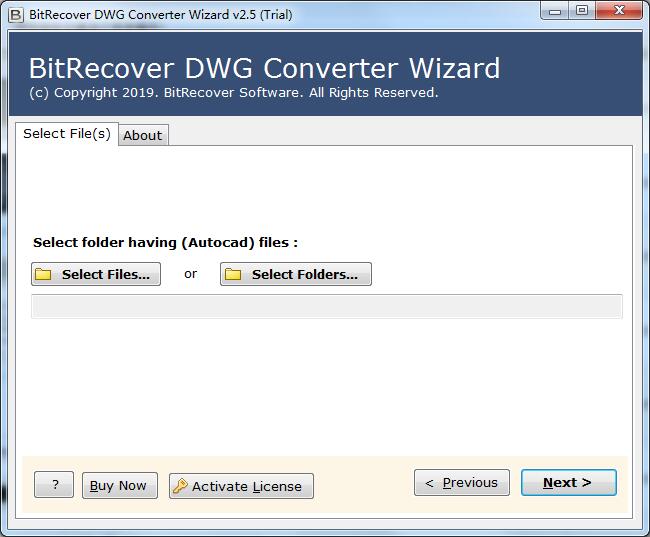 BitRecover DWG Converter Wizard