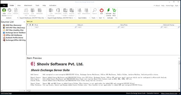 Shoviv Exchange Migration Tool