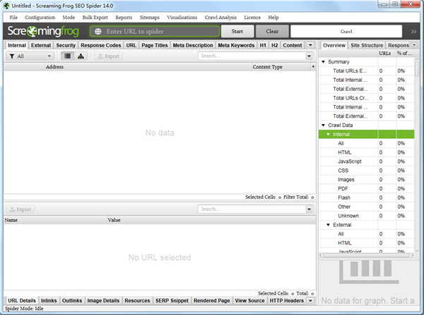 Screaming Frog SEO Spider 14